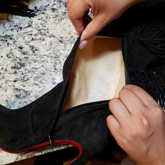NEW Christian Louboutin Boot Lionne Suede Boot - Picture 10 of 13